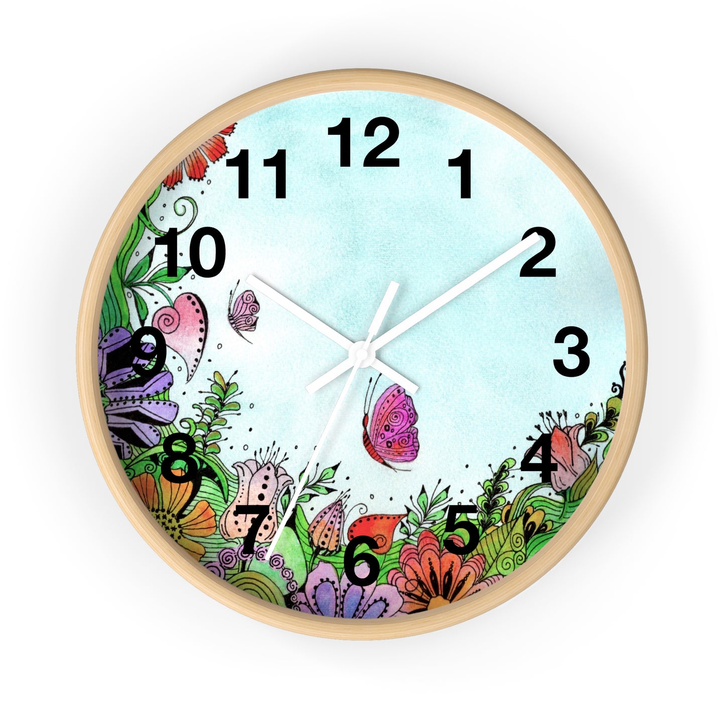 306. Garden Window Wall Clock with Frame