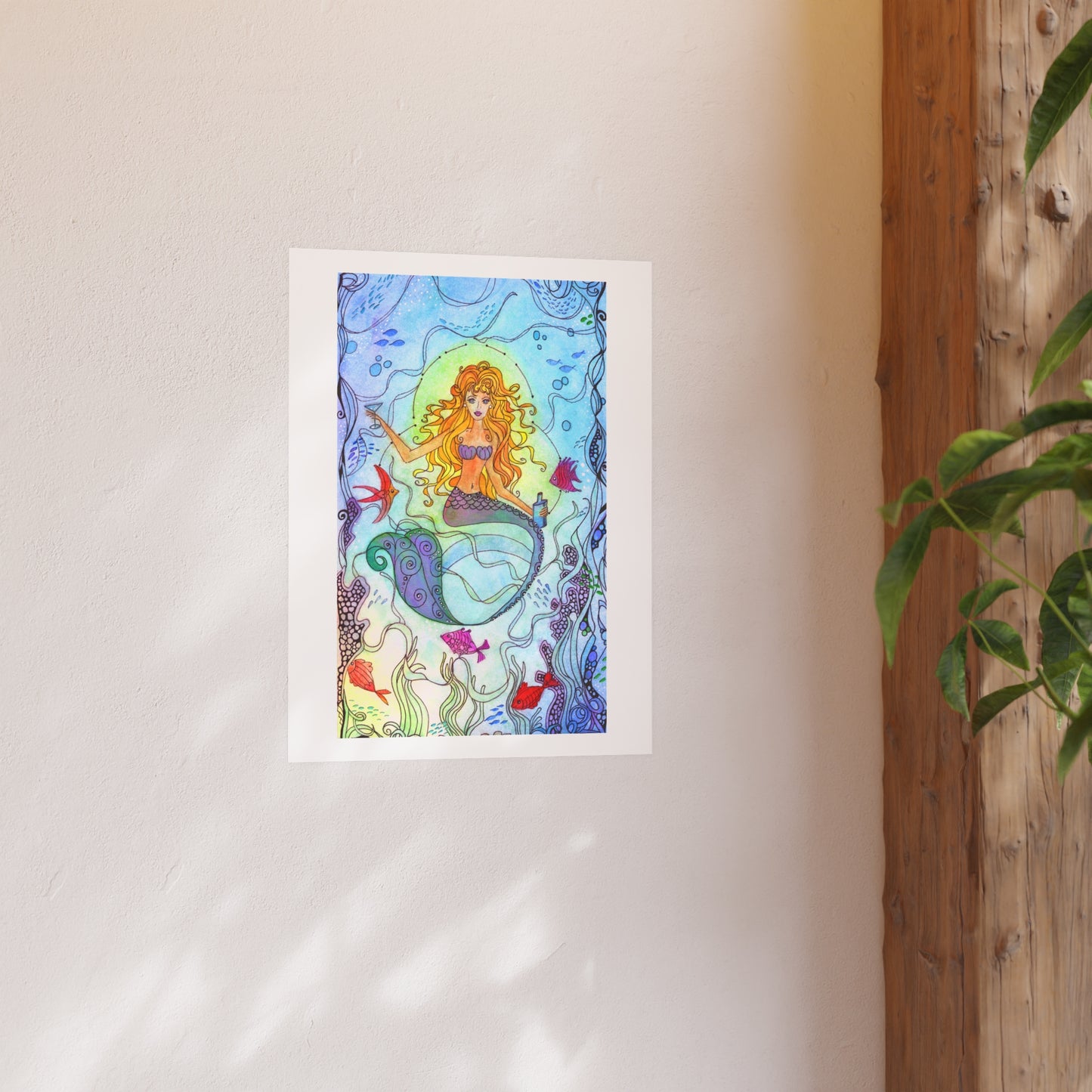 703. Giclee Paper Print " Mermaid Trixie"