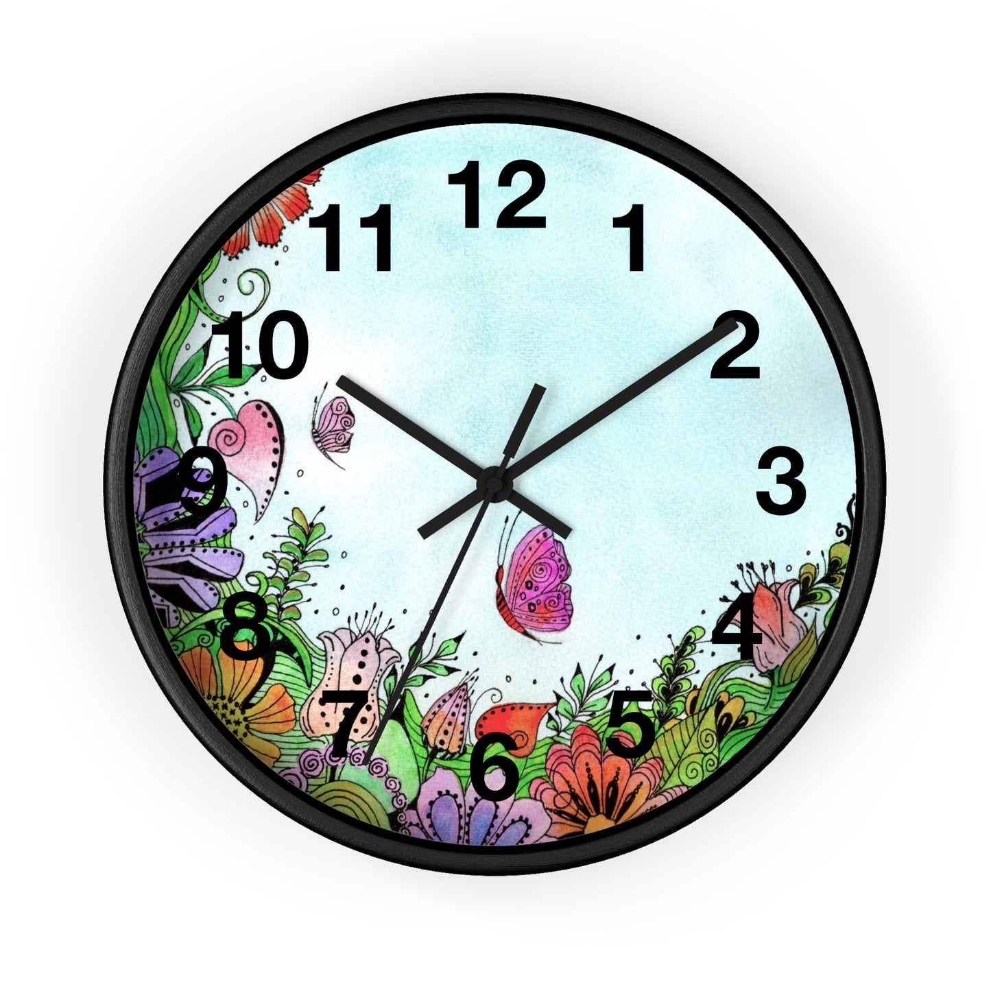 306. Garden Window Wall Clock with Frame