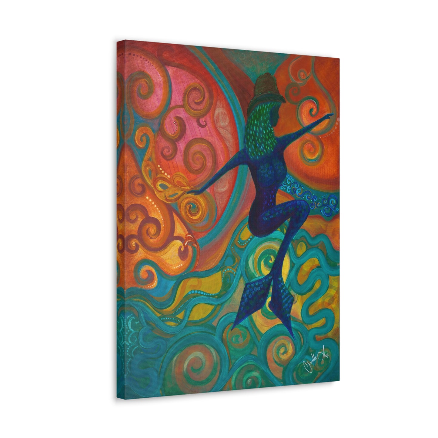106. Gallery Wrap Canvas Print - "Mermaid Char"