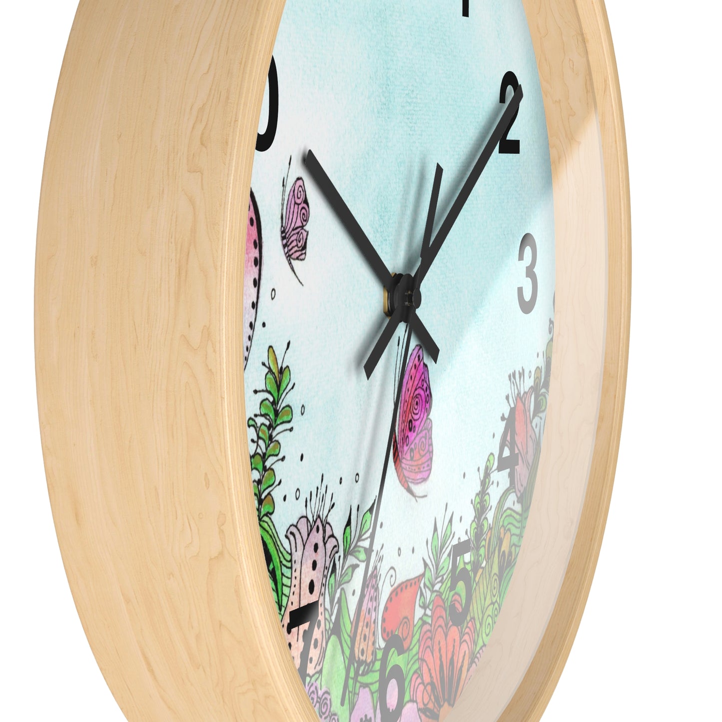 306. Garden Window Wall Clock with Frame