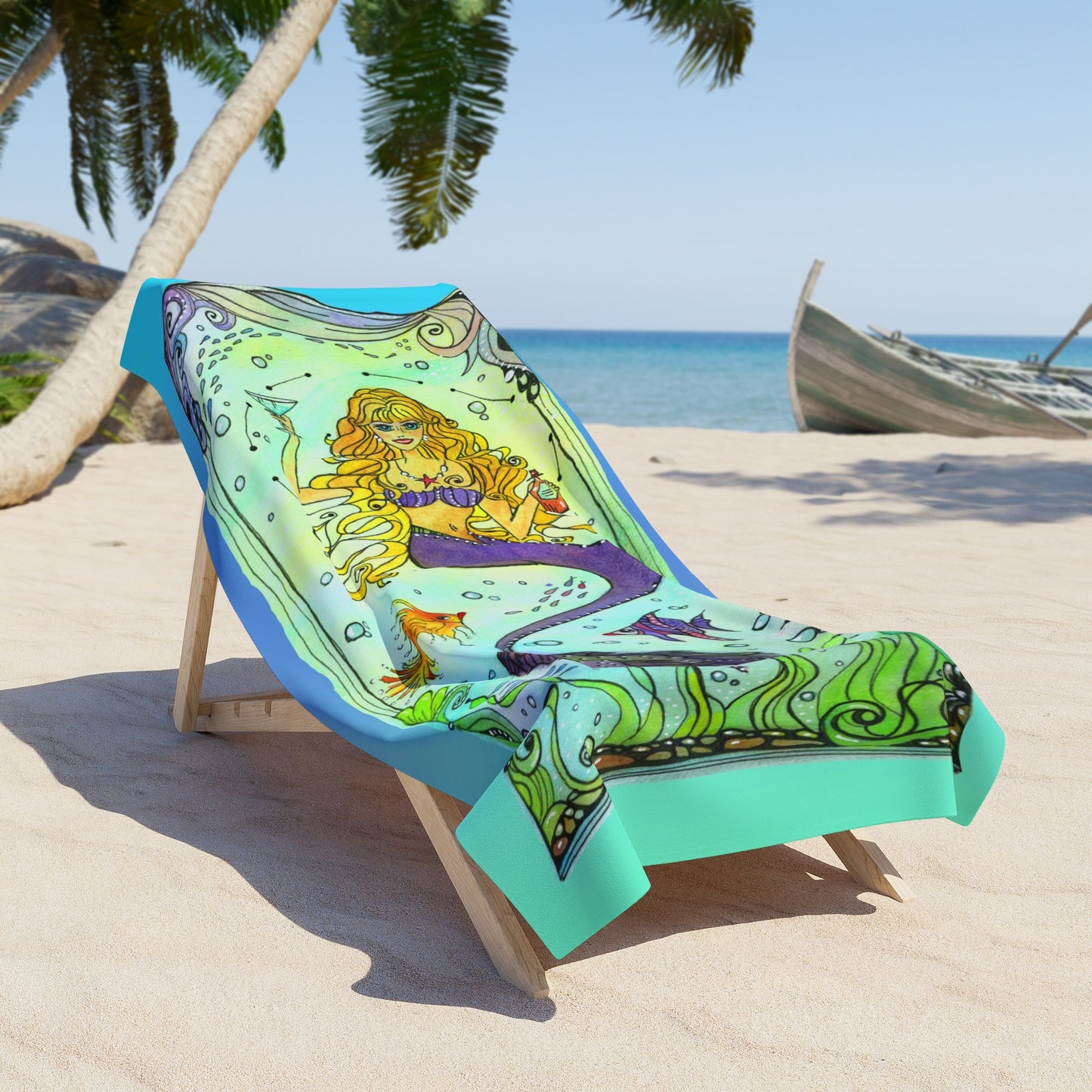 Copy of 201. Beach Towel - Take This Mermaid to the Beach !