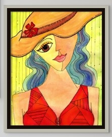 702. Giclee Paper Print - "Soul Sister, Janet"
