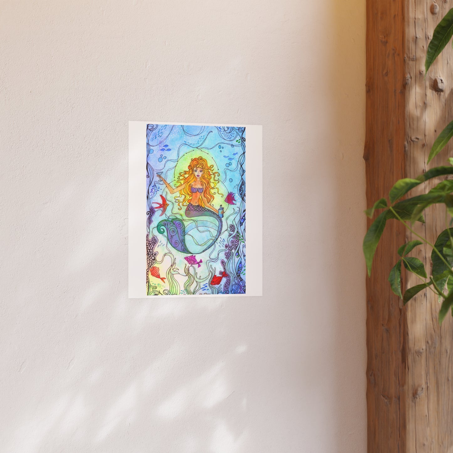 703. Giclee Paper Print " Mermaid Trixie"
