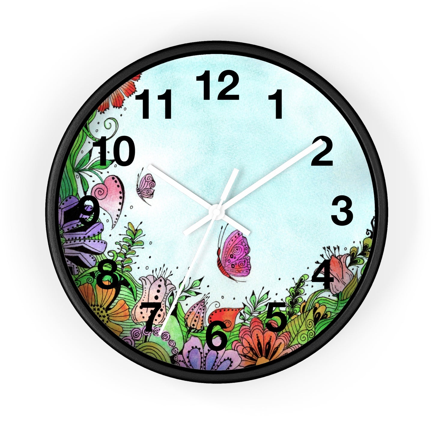 306. Garden Window Wall Clock with Frame