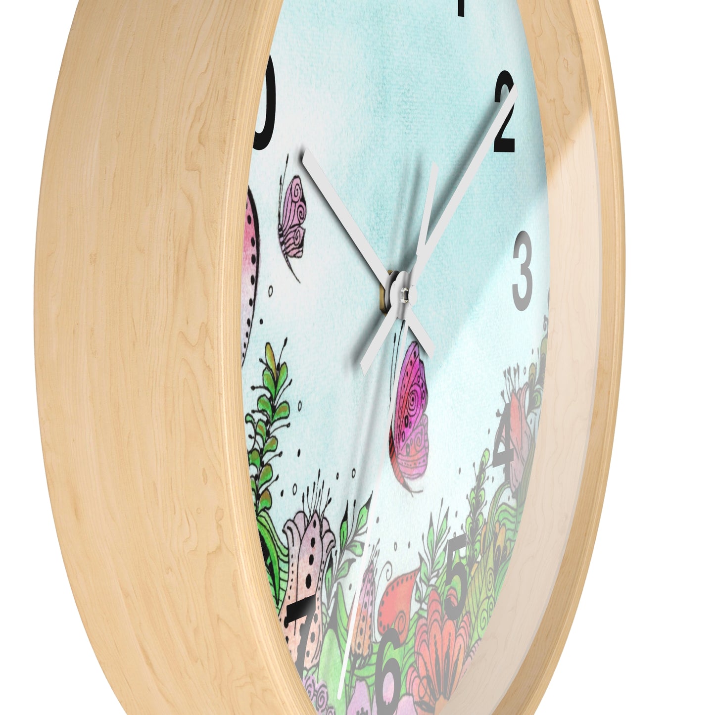 306. Garden Window Wall Clock with Frame