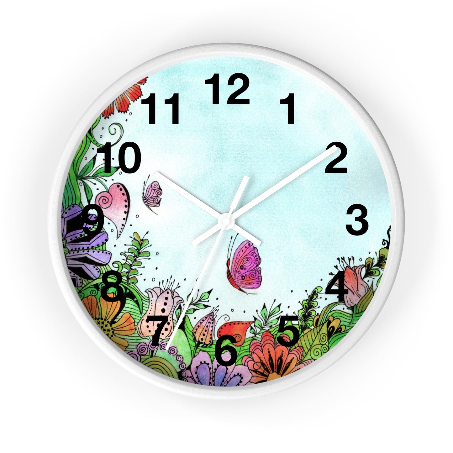 306. Garden Window Wall Clock with Frame