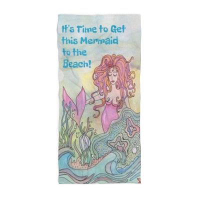 207. Beach Towel - Take This Mermaid to the Beach !