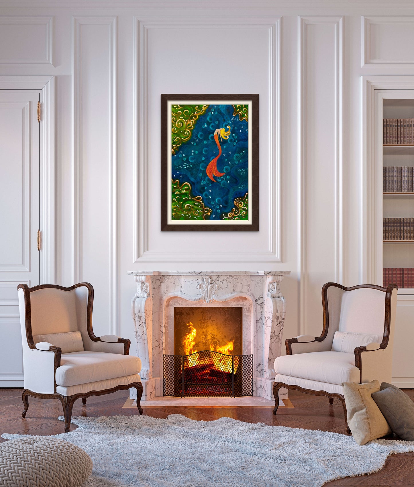 107. Gallery Wrap Canvas Print - "A Peek At Underland"