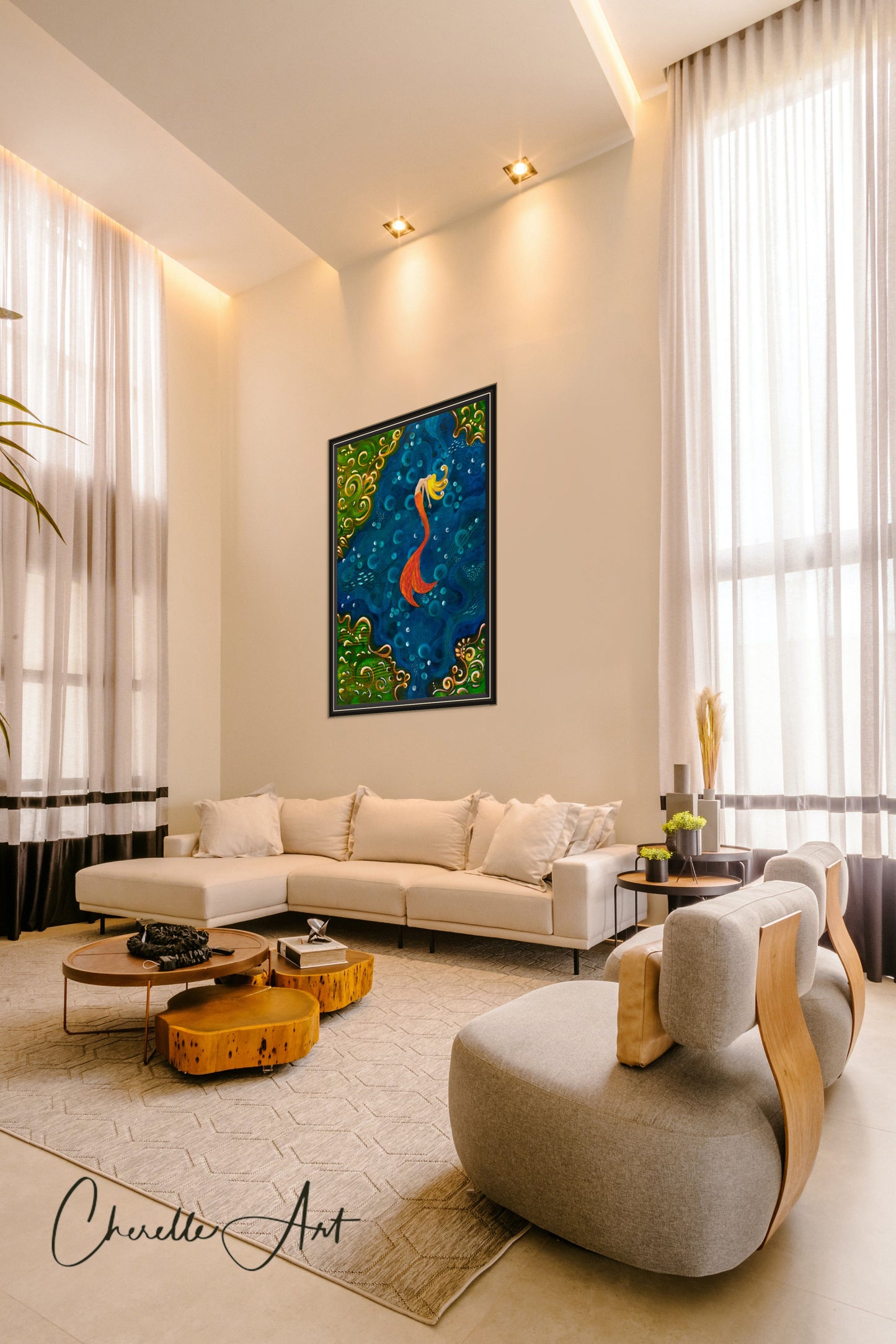 107. Gallery Wrap Canvas Print - "A Peek At Underland"