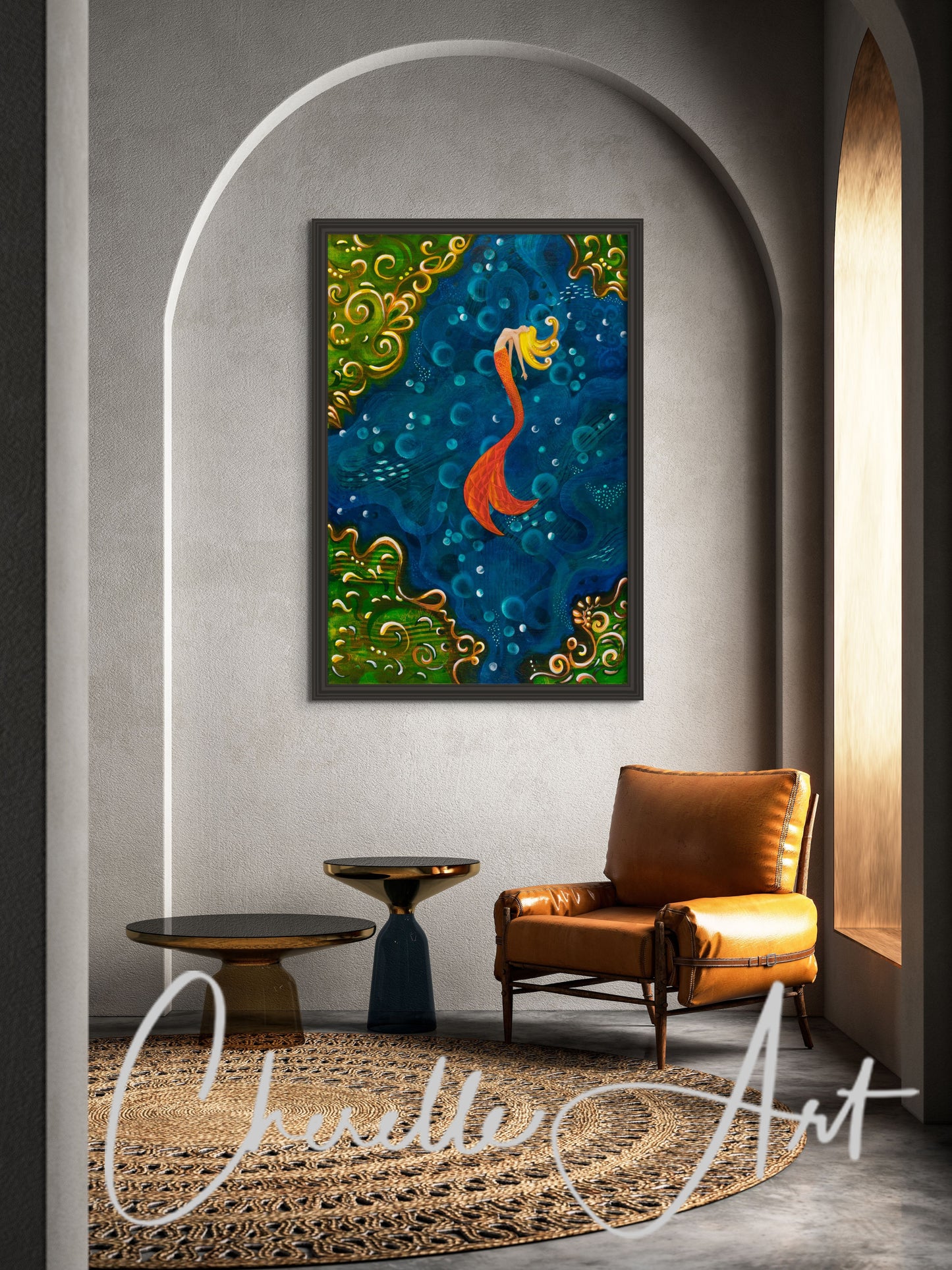 107. Gallery Wrap Canvas Print - "A Peek At Underland"