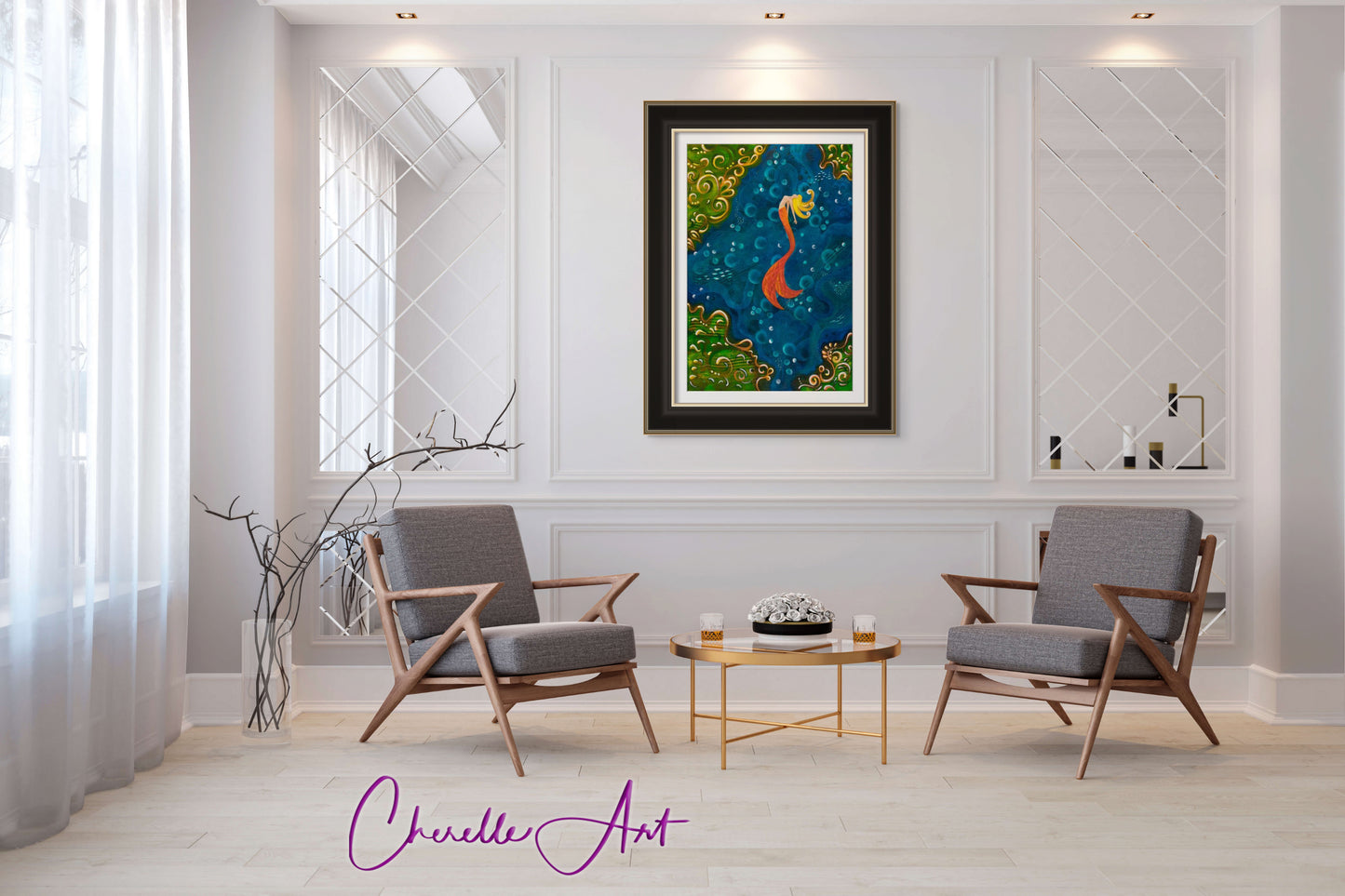107. Gallery Wrap Canvas Print - "A Peek At Underland"