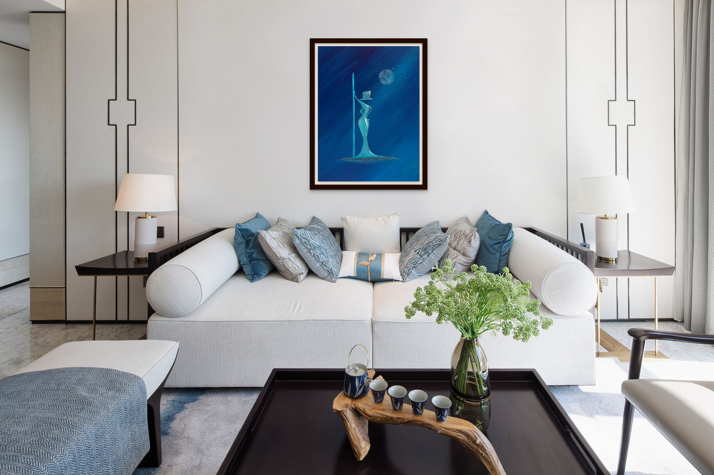 104. Gallery Wrap Canvas Print - "Bella Luna"
