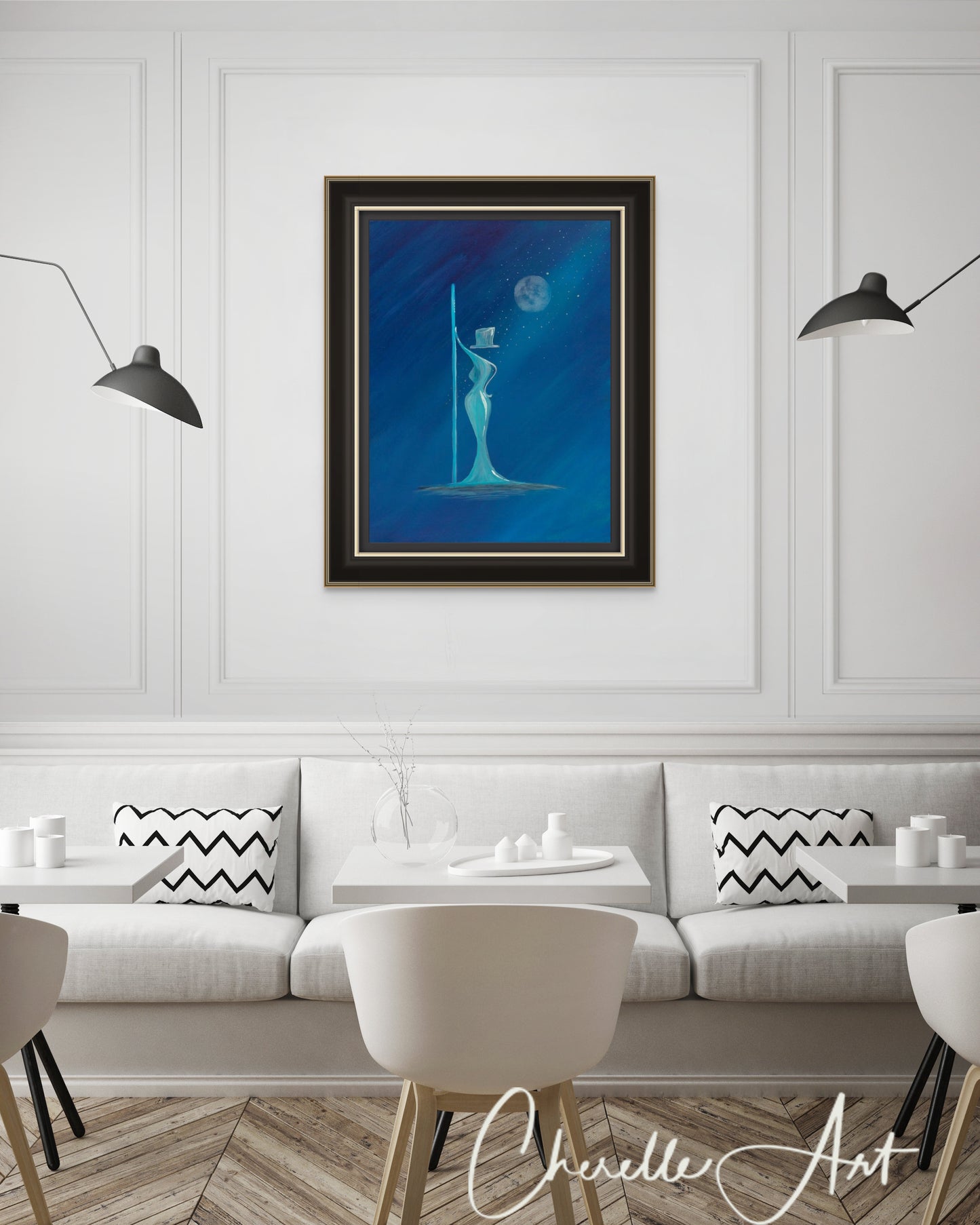 104. Gallery Wrap Canvas Print - "Bella Luna"