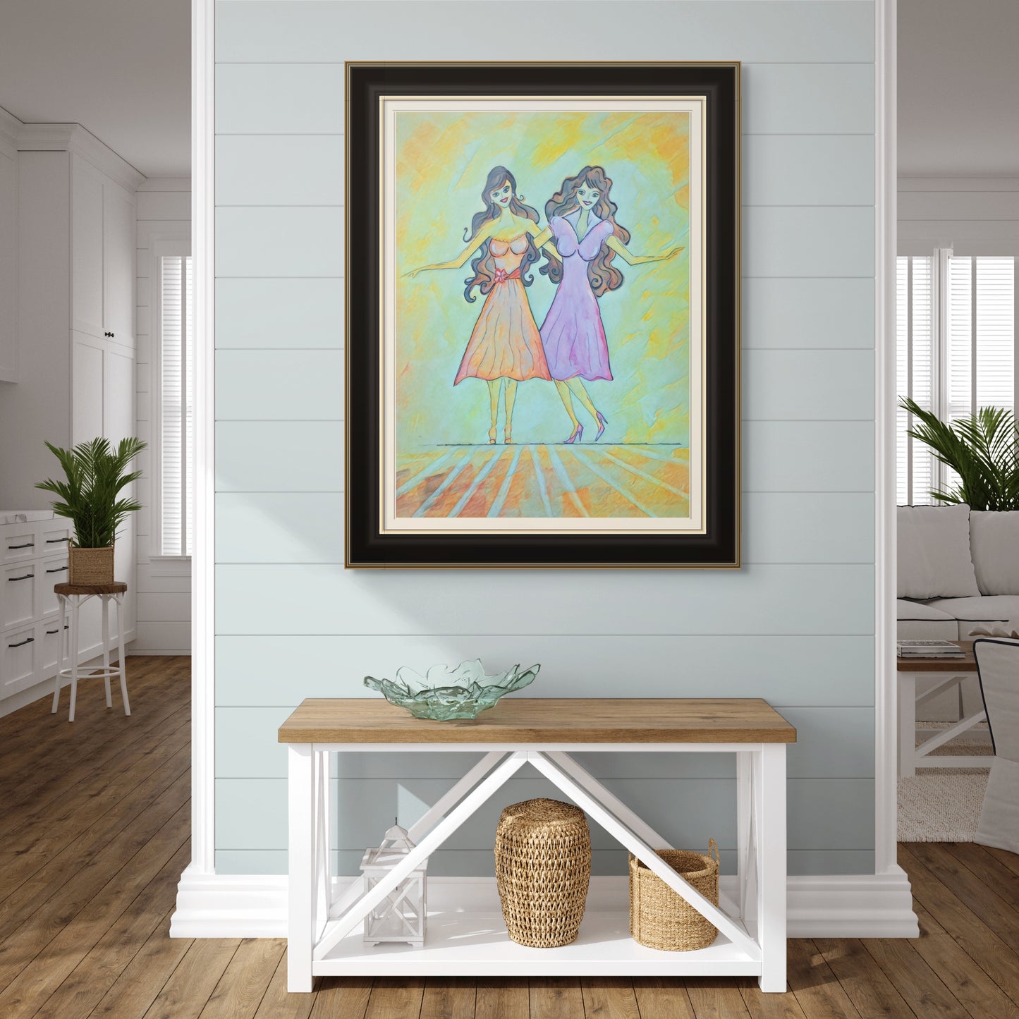 104. Gallery Wrap Canvas Print - "Girls Just Wanna Have Fun"
