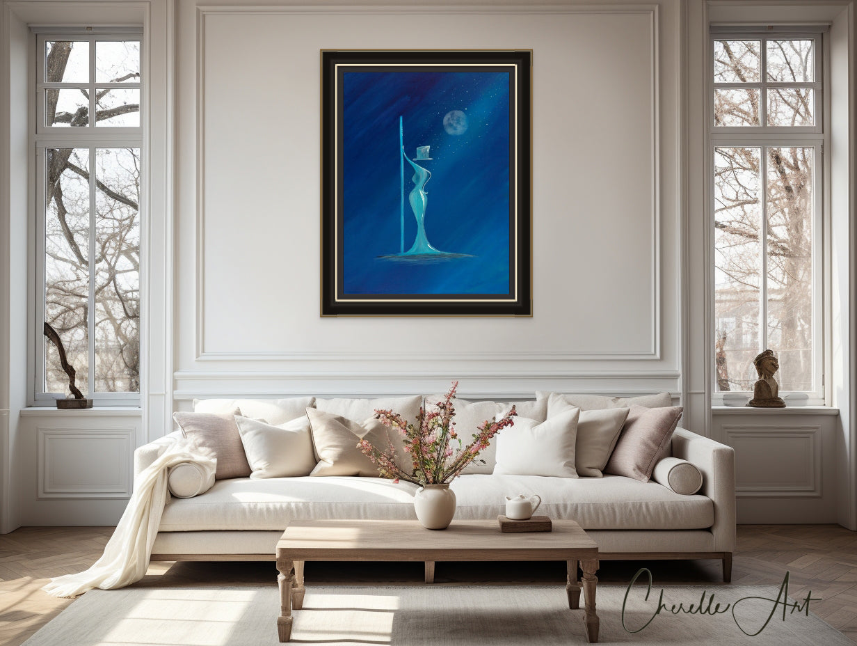 104. Gallery Wrap Canvas Print - "Bella Luna"
