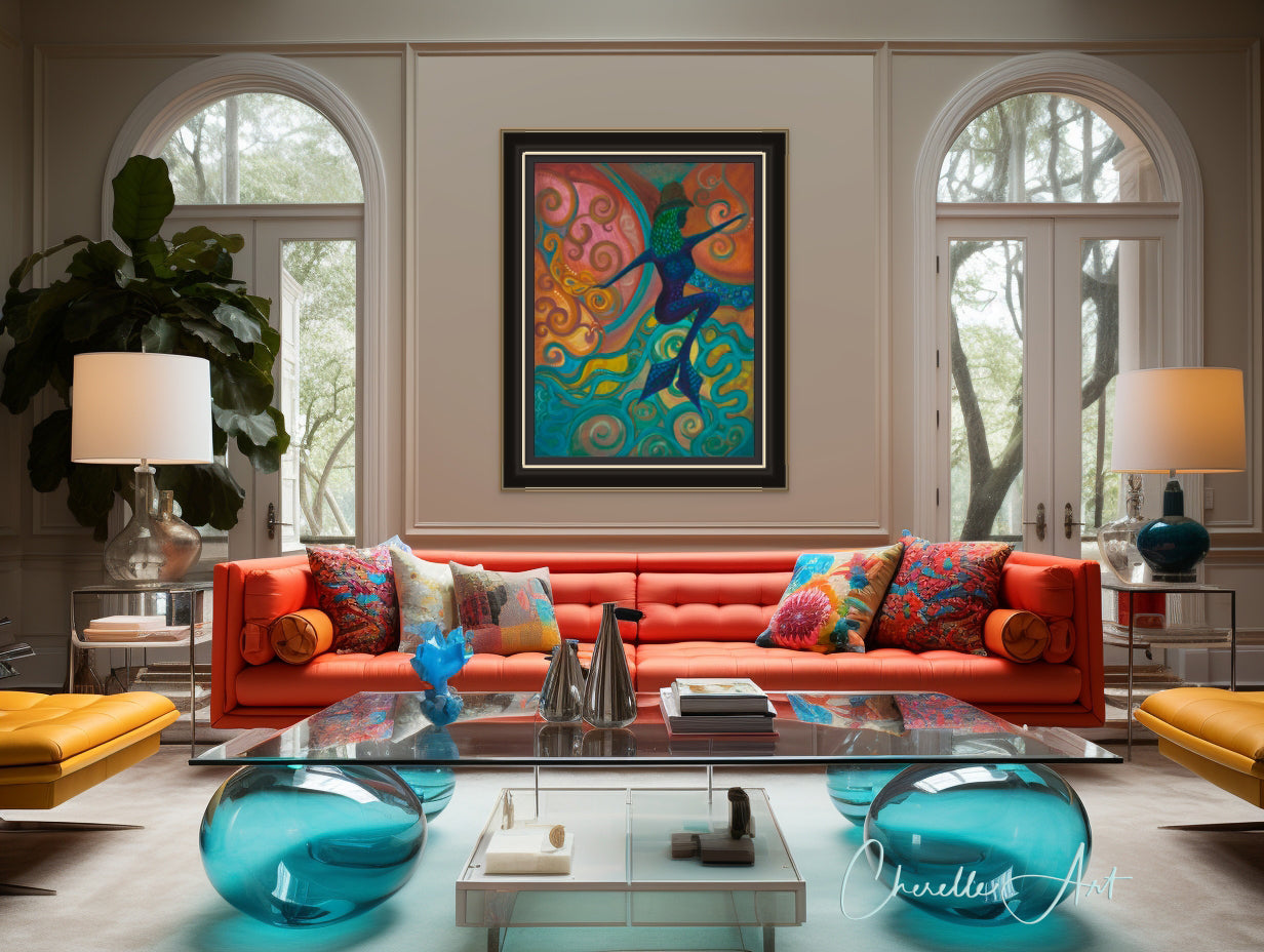 106. Gallery Wrap Canvas Print - "Mermaid Char"