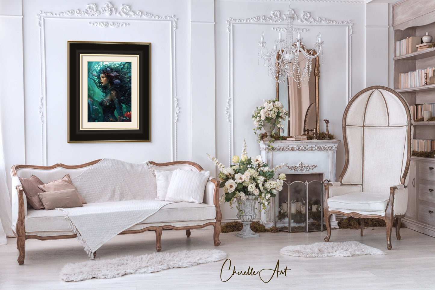 101. Gallery Wrap Canvas Print - "Mermaid Pearl"
