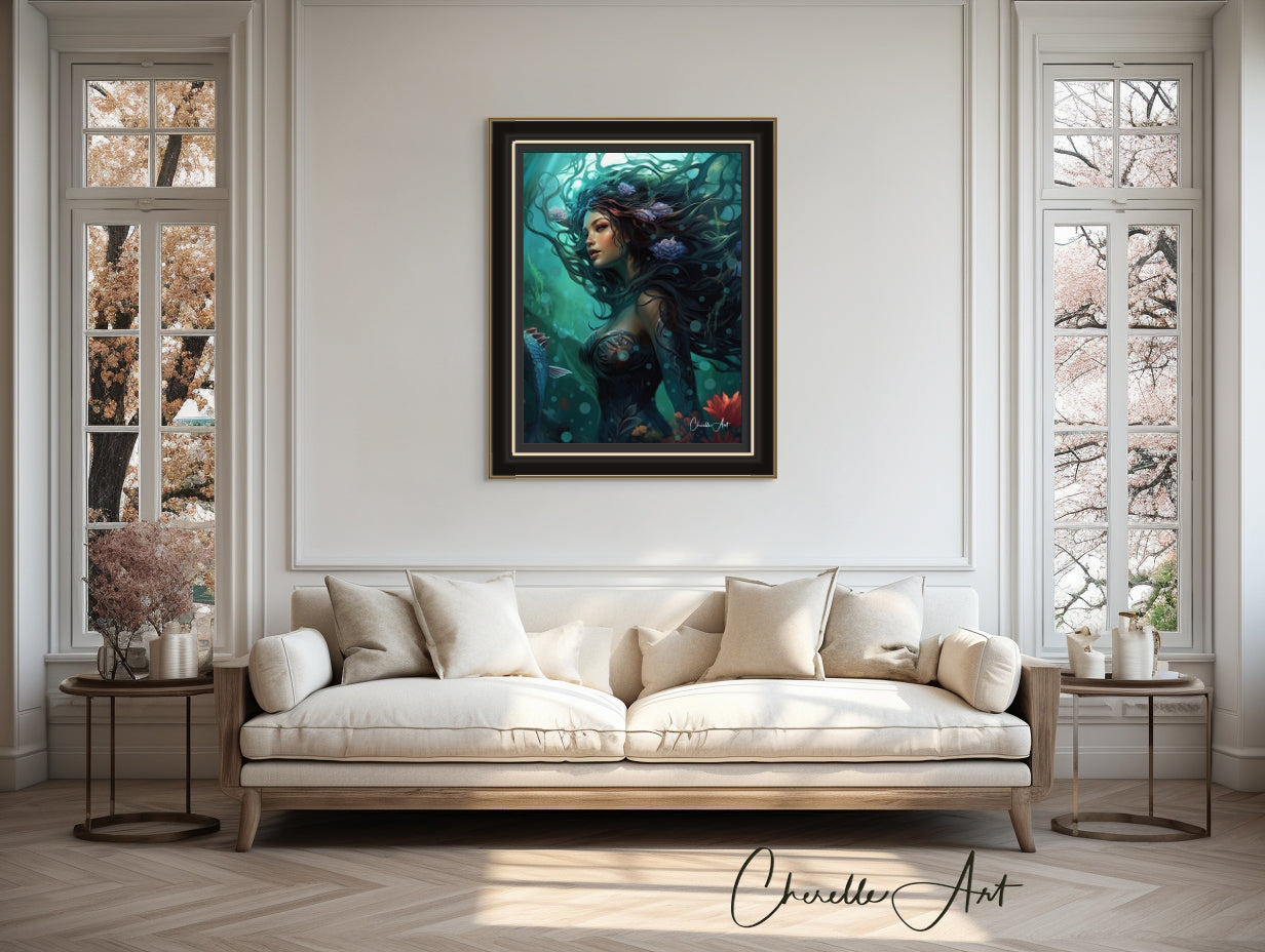 101. Gallery Wrap Canvas Print - "Mermaid Pearl"