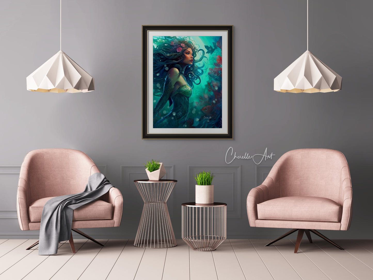 103. Gallery Wrap Canvas Print - "Mermaid Sue"