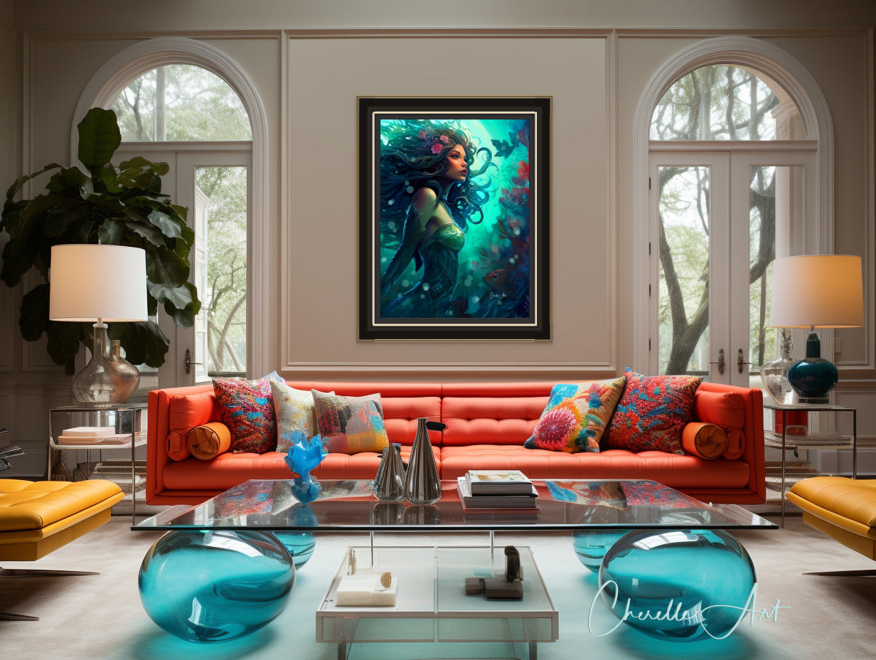 103. Gallery Wrap Canvas Print - "Mermaid Sue"