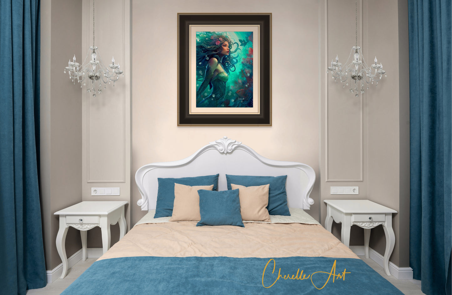 103. Gallery Wrap Canvas Print - "Mermaid Sue"