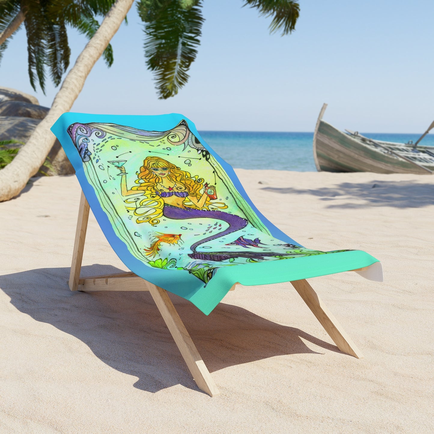 Copy of Copy of 201. Beach Towel - Take This Mermaid to the Beach !