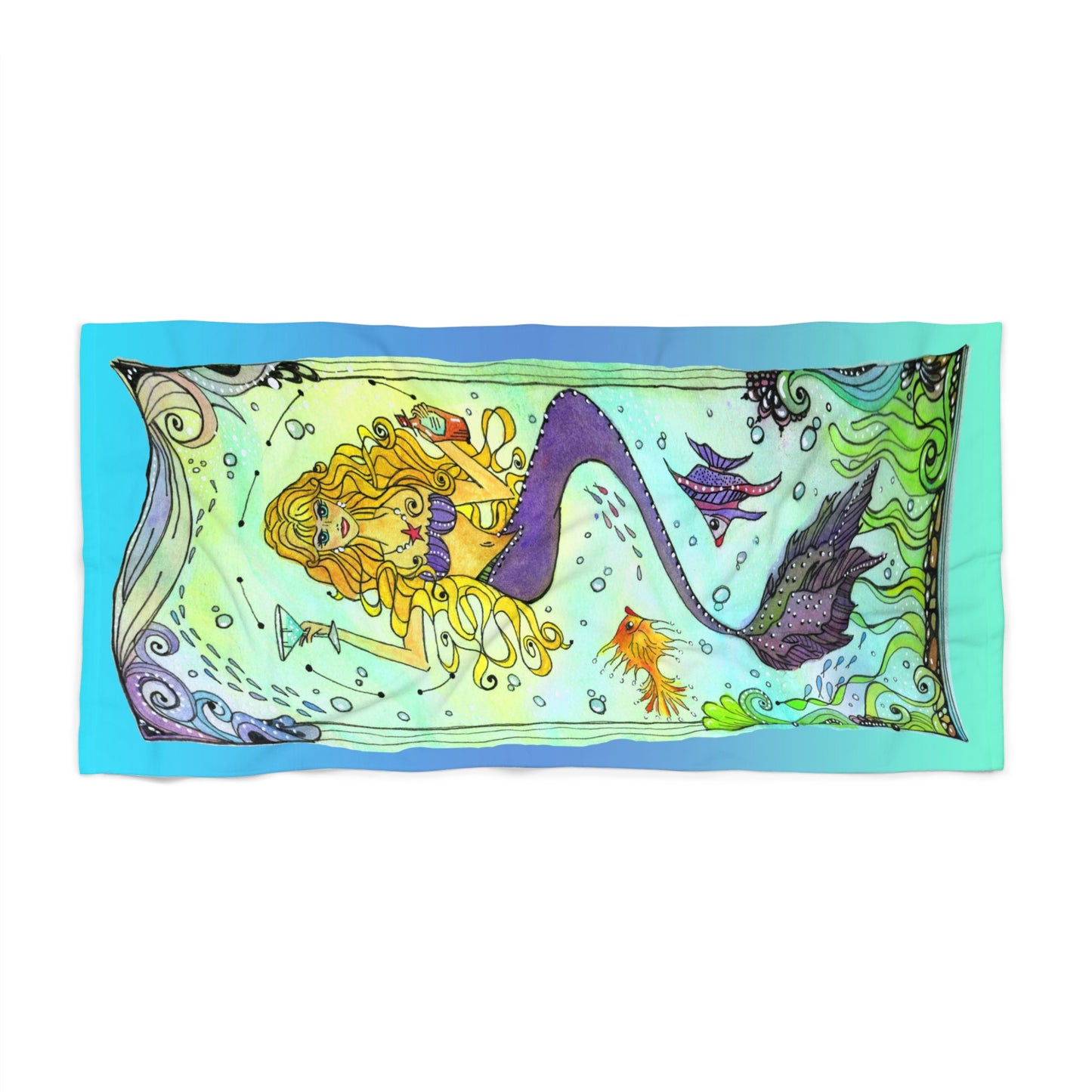 Copy of Copy of 201. Beach Towel - Take This Mermaid to the Beach !