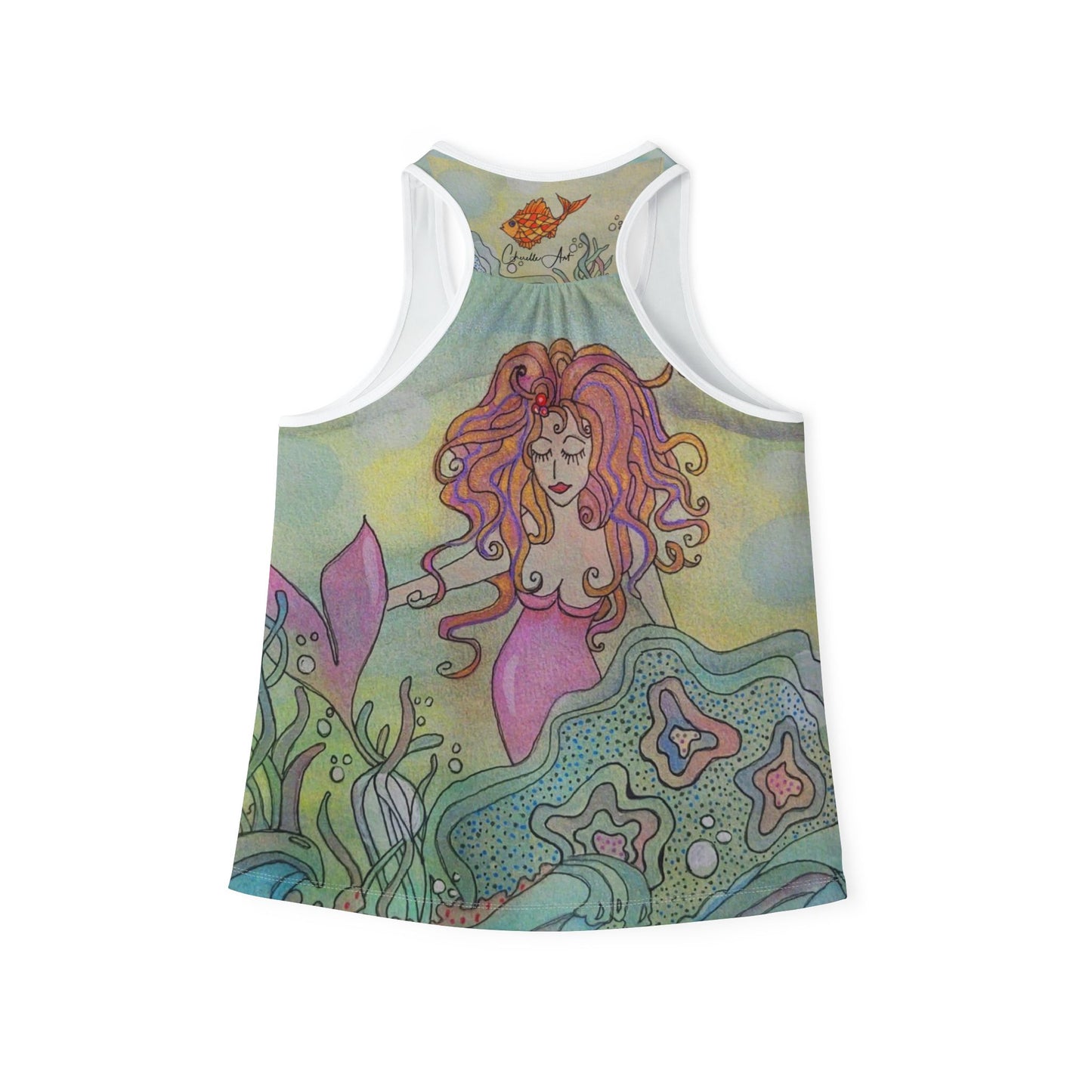 Purple Nauti Mermaid Women's Tank Top