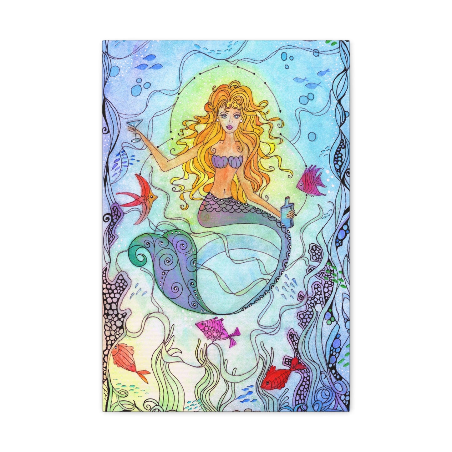 127. Gallery Wrap Canvas Print - "Mermaid Trixie"