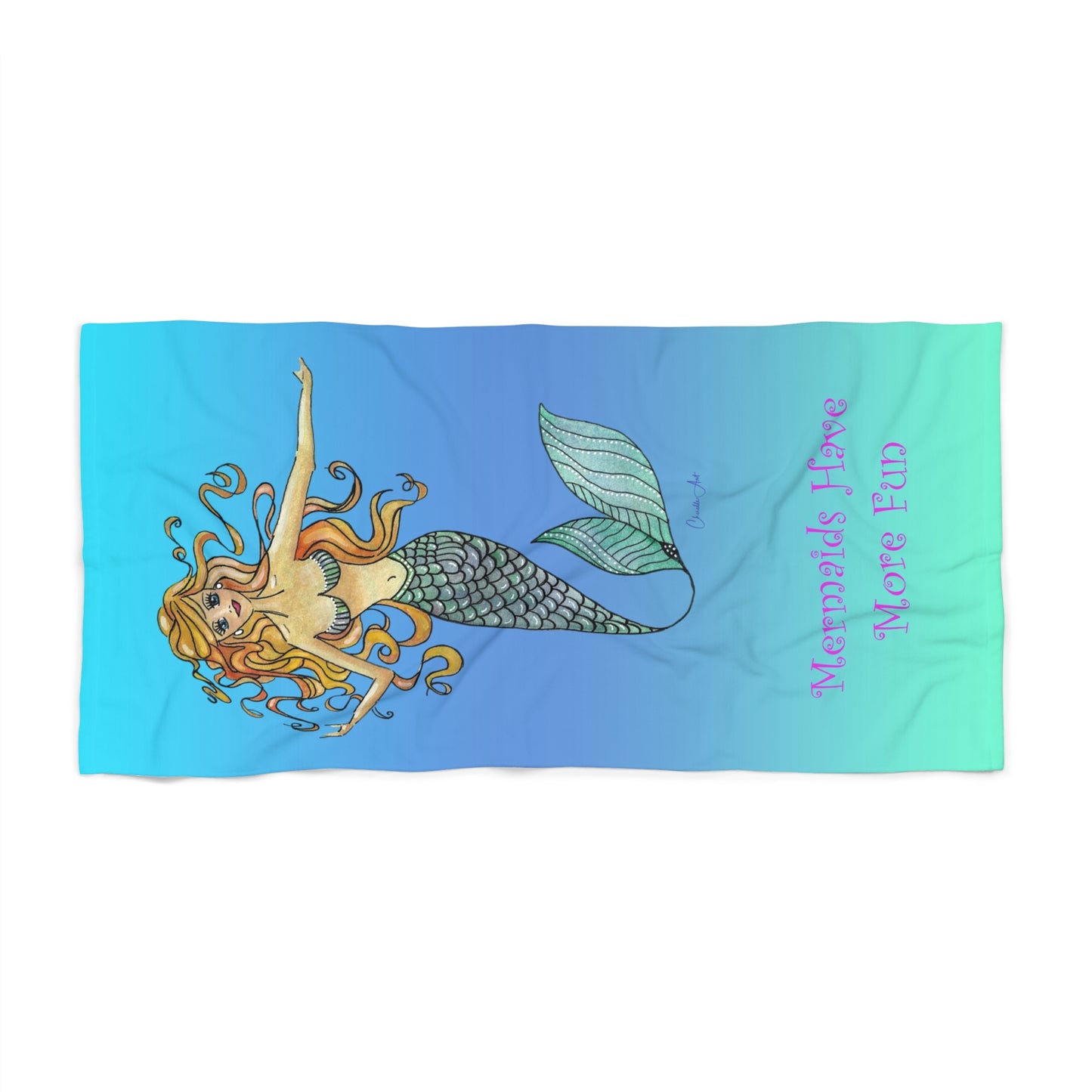 Copy of Copy of 201. Beach Towel - Take This Mermaid to the Beach !