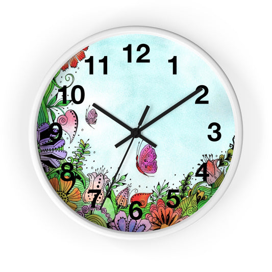 306. Garden Window Wall Clock with Frame