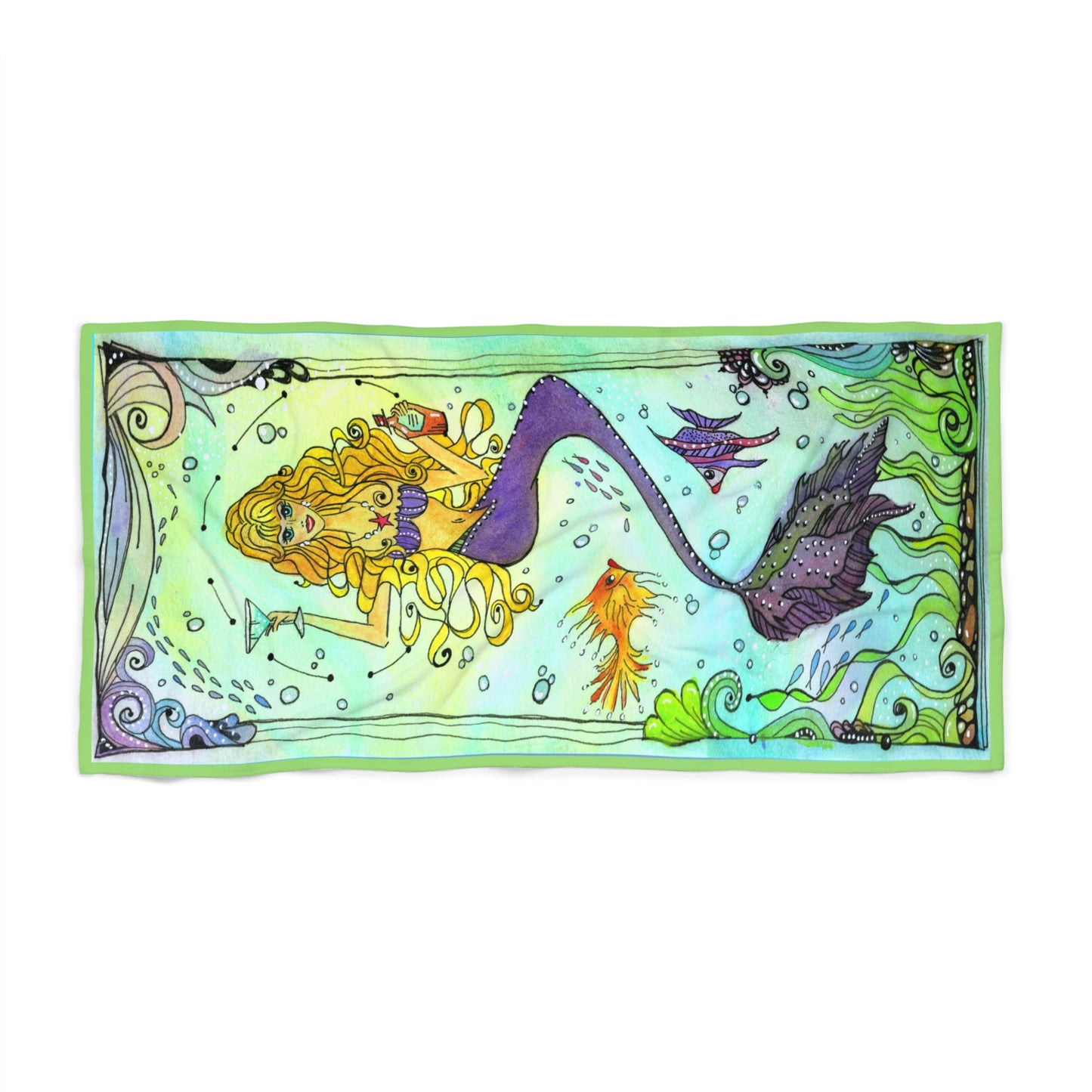 Copy of Copy of Copy of 201. Beach Towel - Take This Mermaid to the Beach !