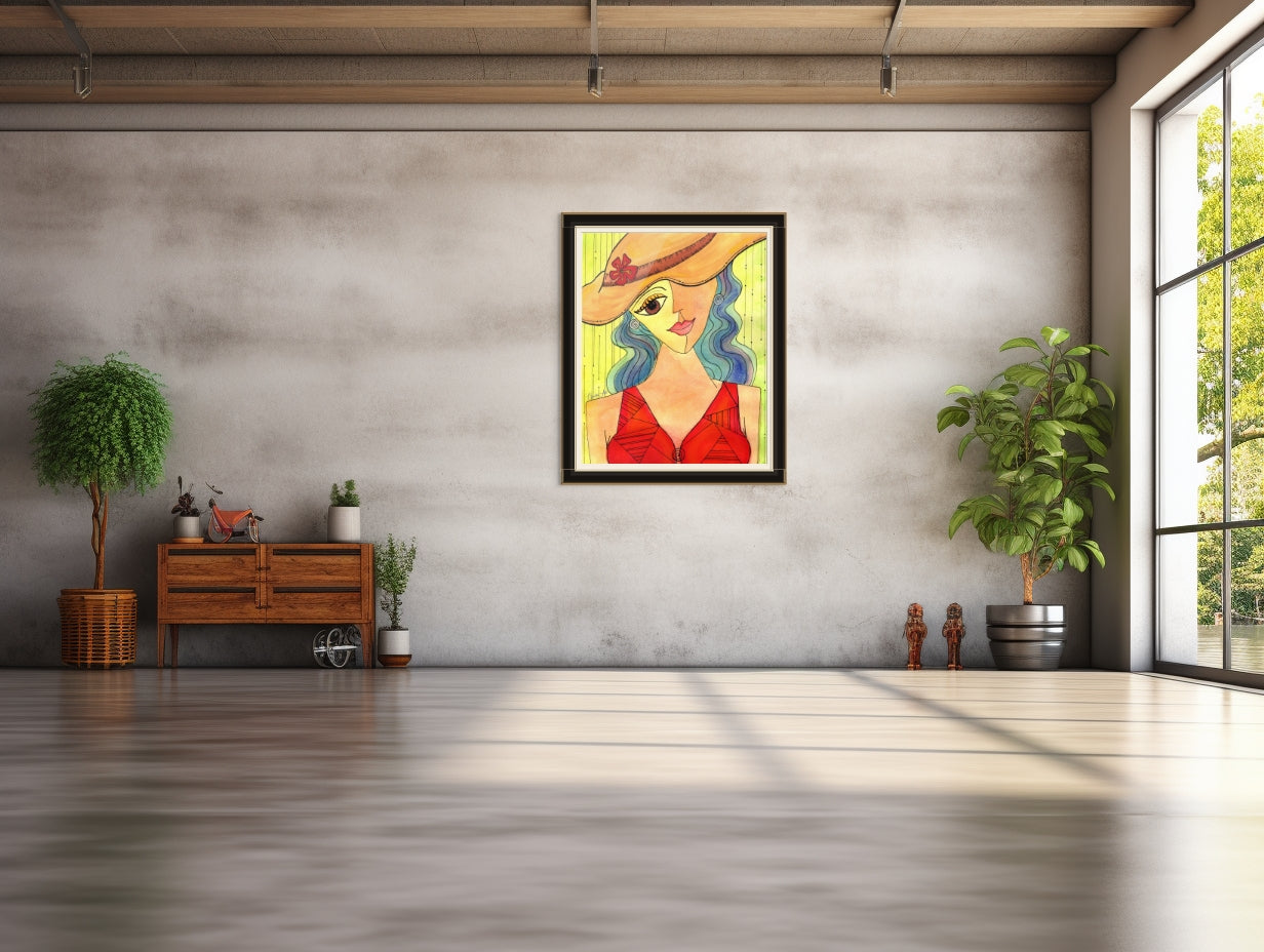 702. Giclee Paper Print -  "Soul Sister, Janet"