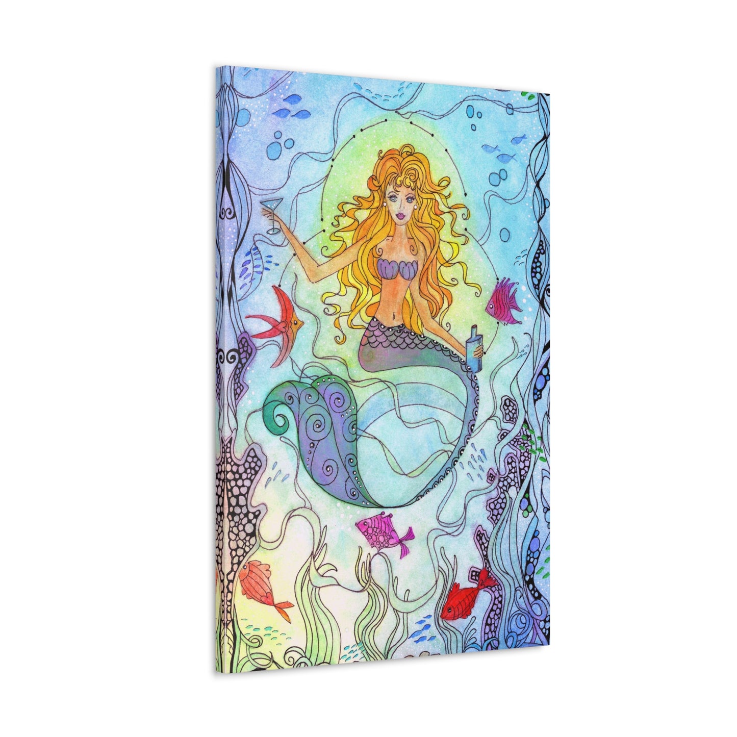 127. Gallery Wrap Canvas Print - "Mermaid Trixie"