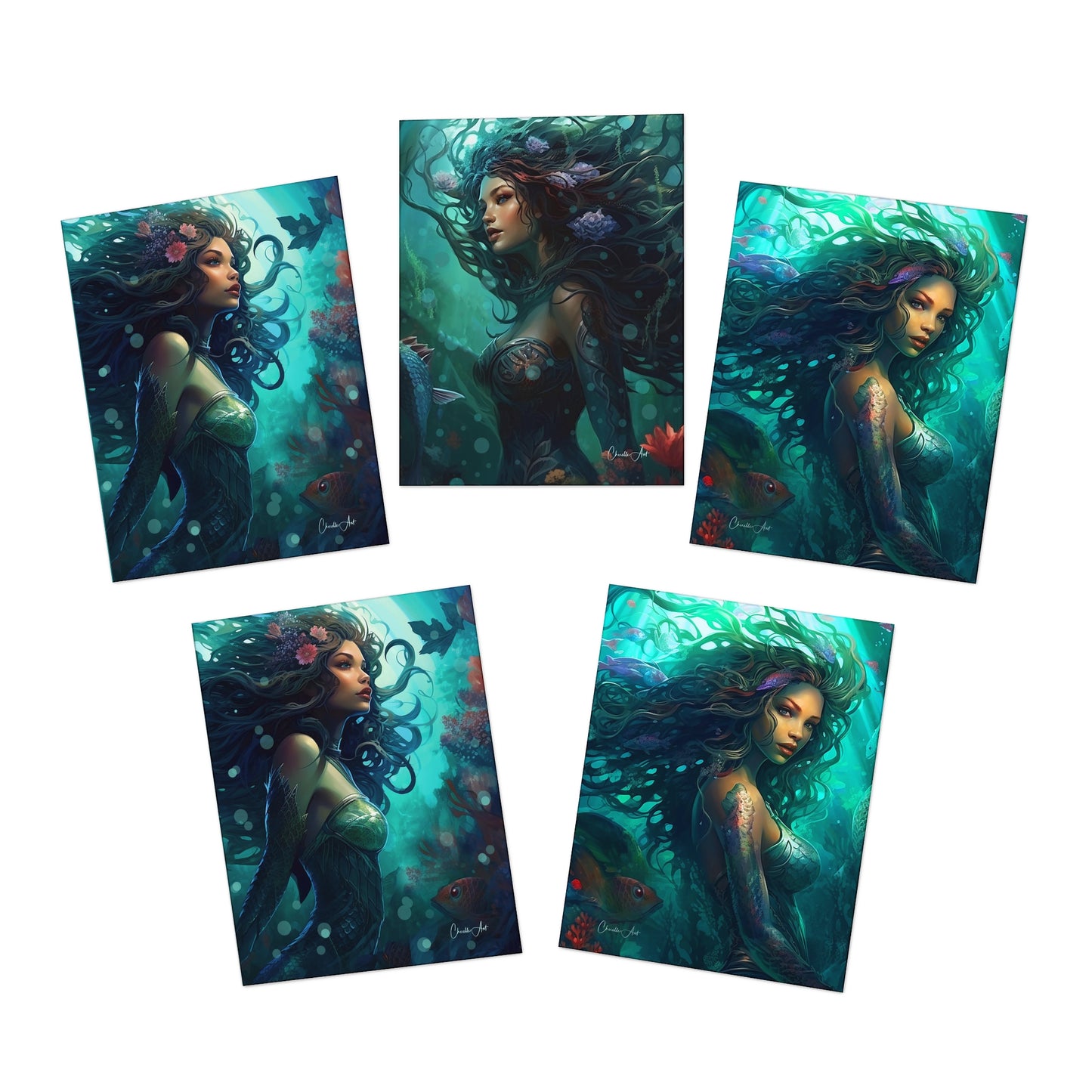 601. Cascadara Mermaids Collection  (5 Pack)