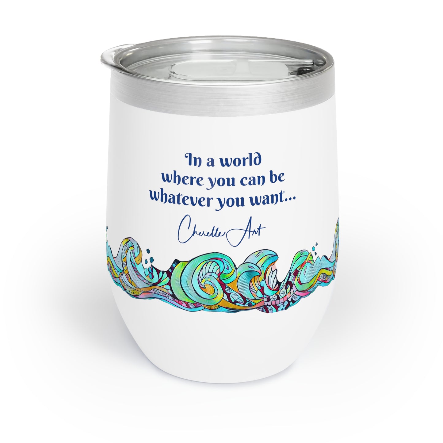 3. Cherelle Art Nauti Mermaid Chill Drink Tumbler