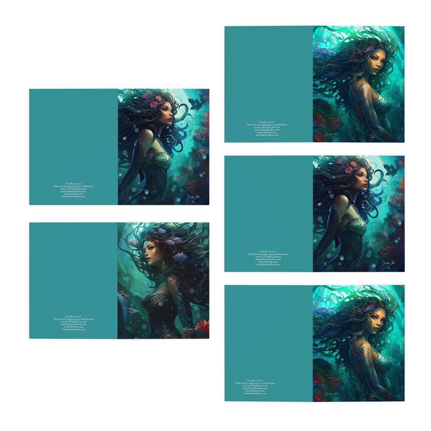 601. Cascadara Mermaids Collection  (5 Pack)