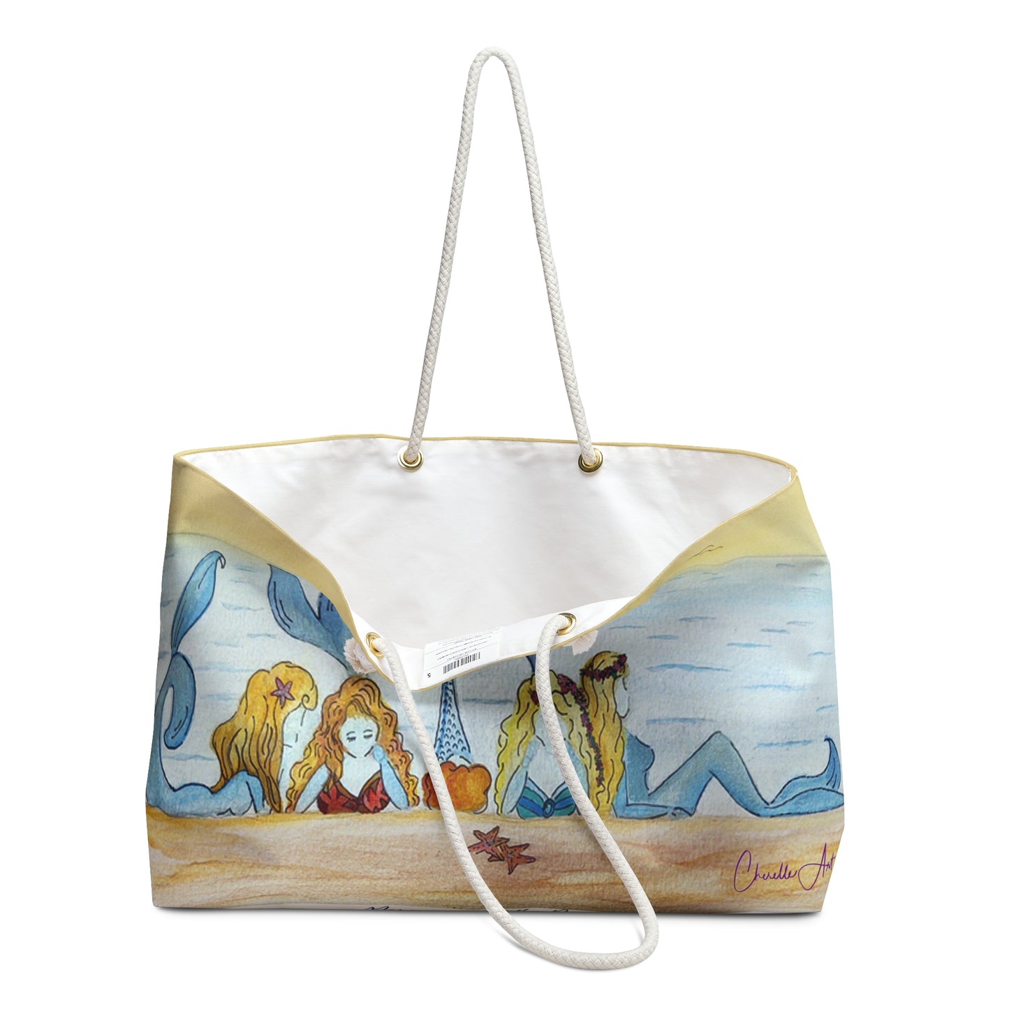 402. Beach Bag - Mermaids at the Beach
