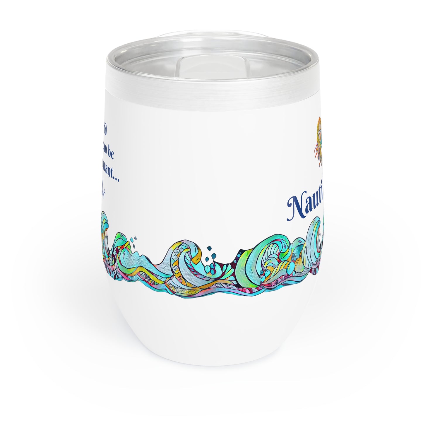 3. Cherelle Art Nauti Mermaid Chill Drink Tumbler