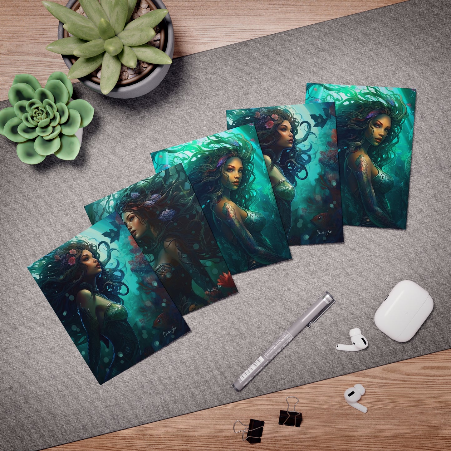 601. Cascadara Mermaids Collection  (5 Pack)