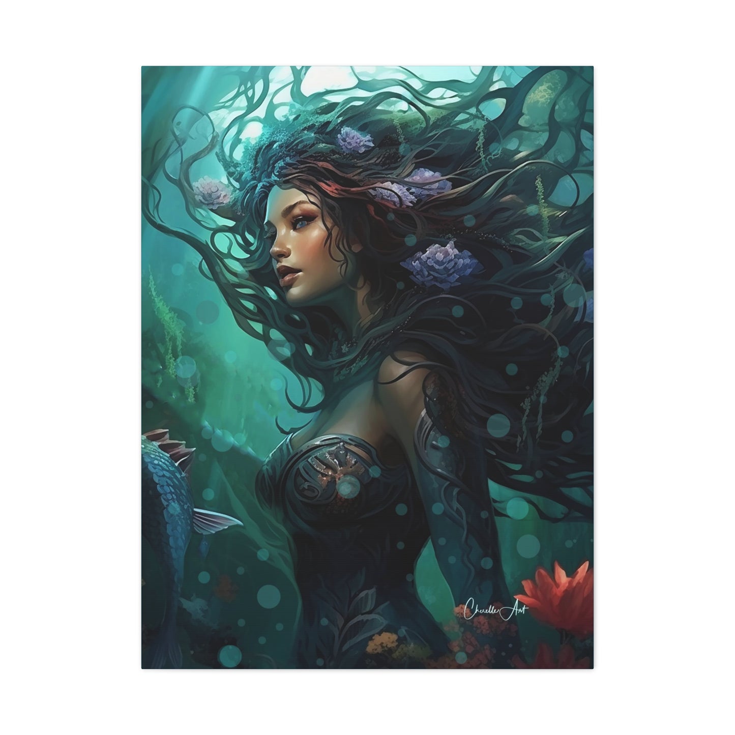 101. Gallery Wrap Canvas Print - "Mermaid Pearl"