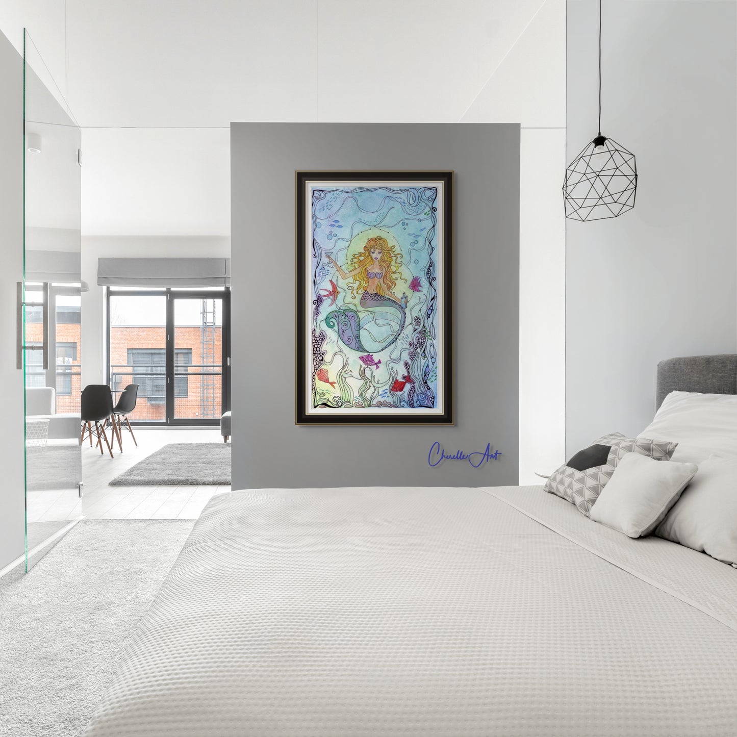 127. Gallery Wrap Canvas Print - "Mermaid Trixie"