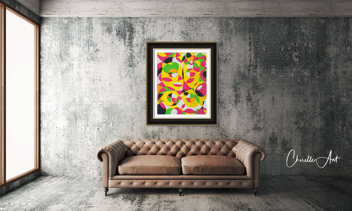 119. Gallery Wrap Canvas Print - "Joker Girl"