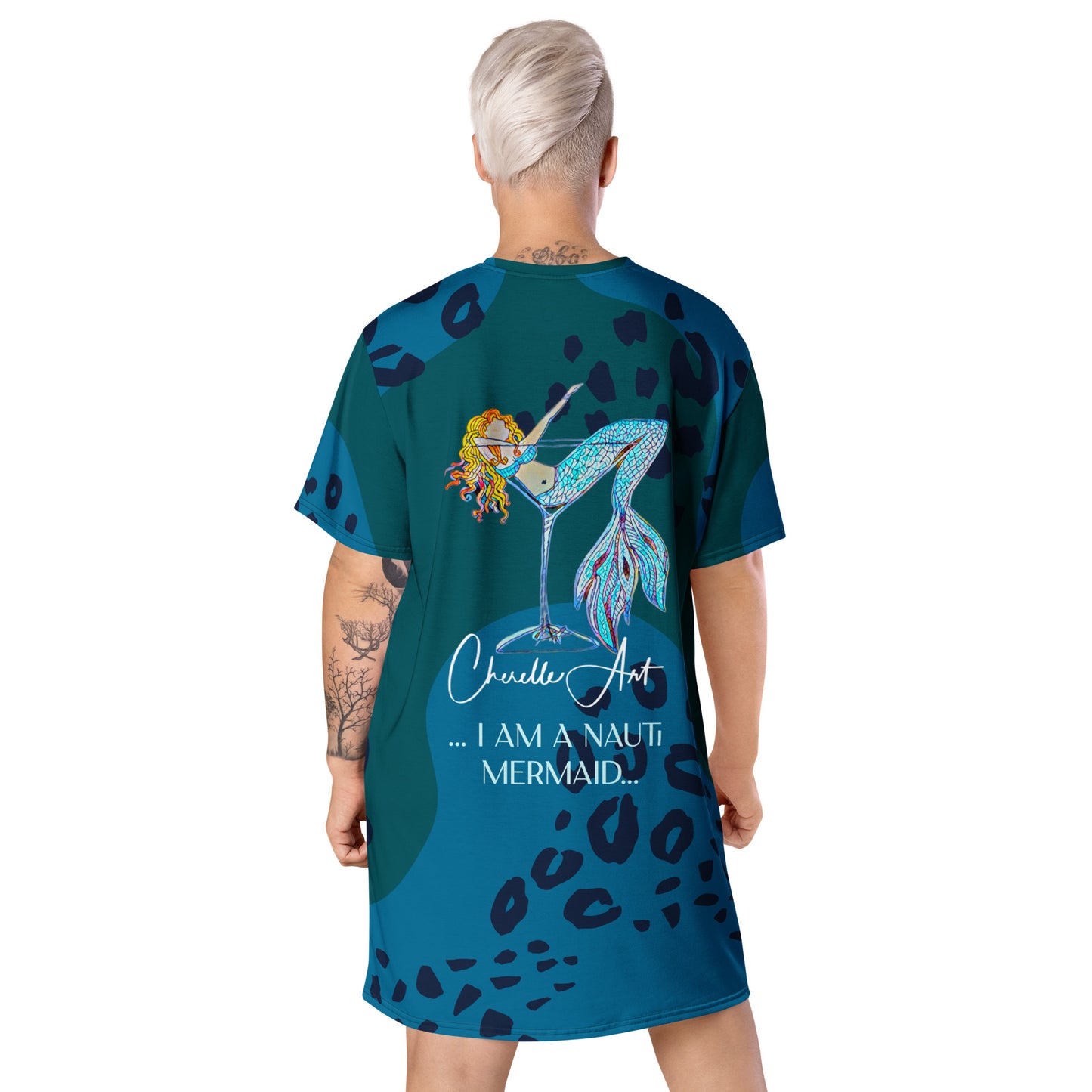 Cherelle Art Nauti Mermaid T-shirt Dress